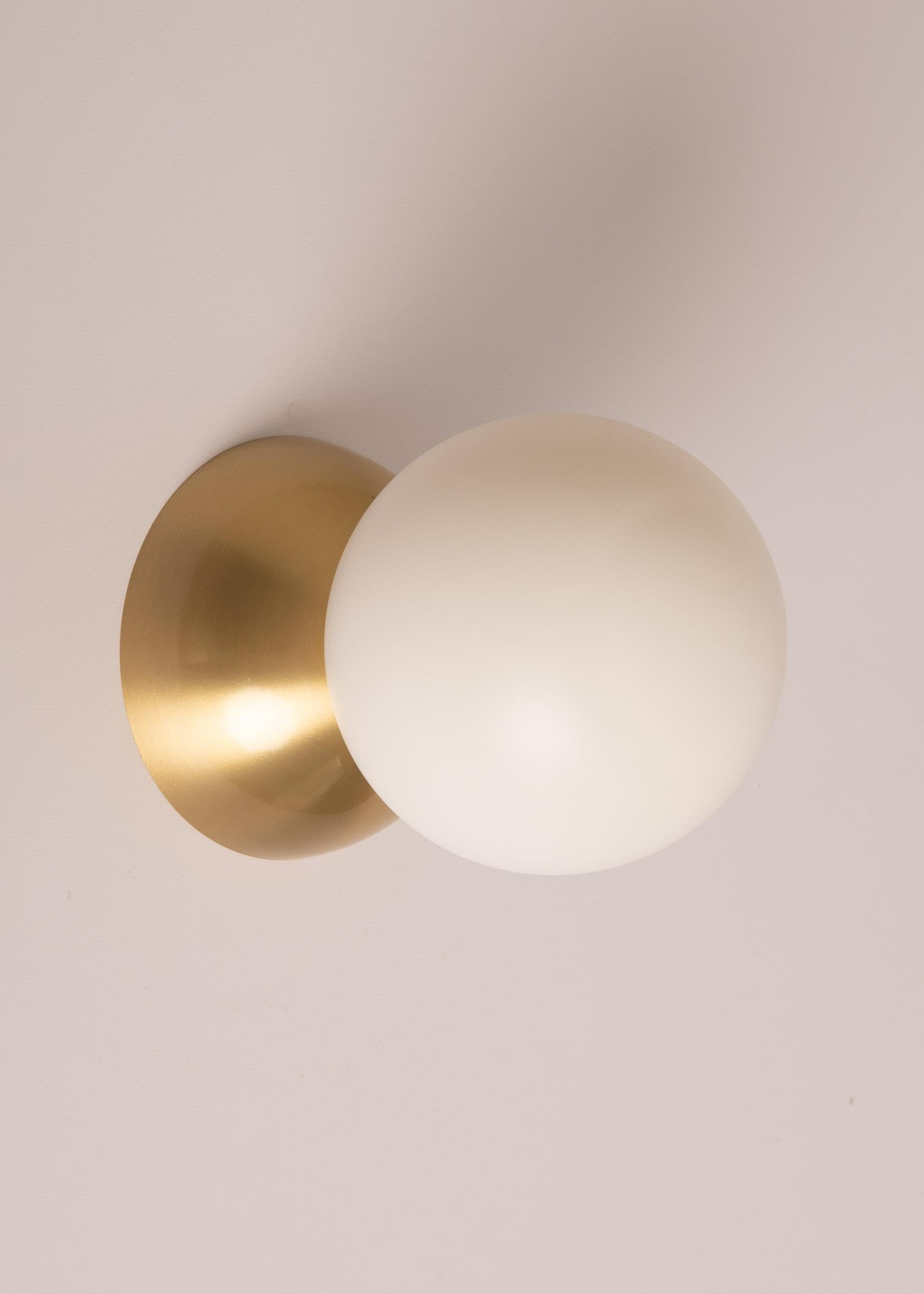 Spanish Eklipso Brass Wall Sconce by Simone & Marcel For Sale