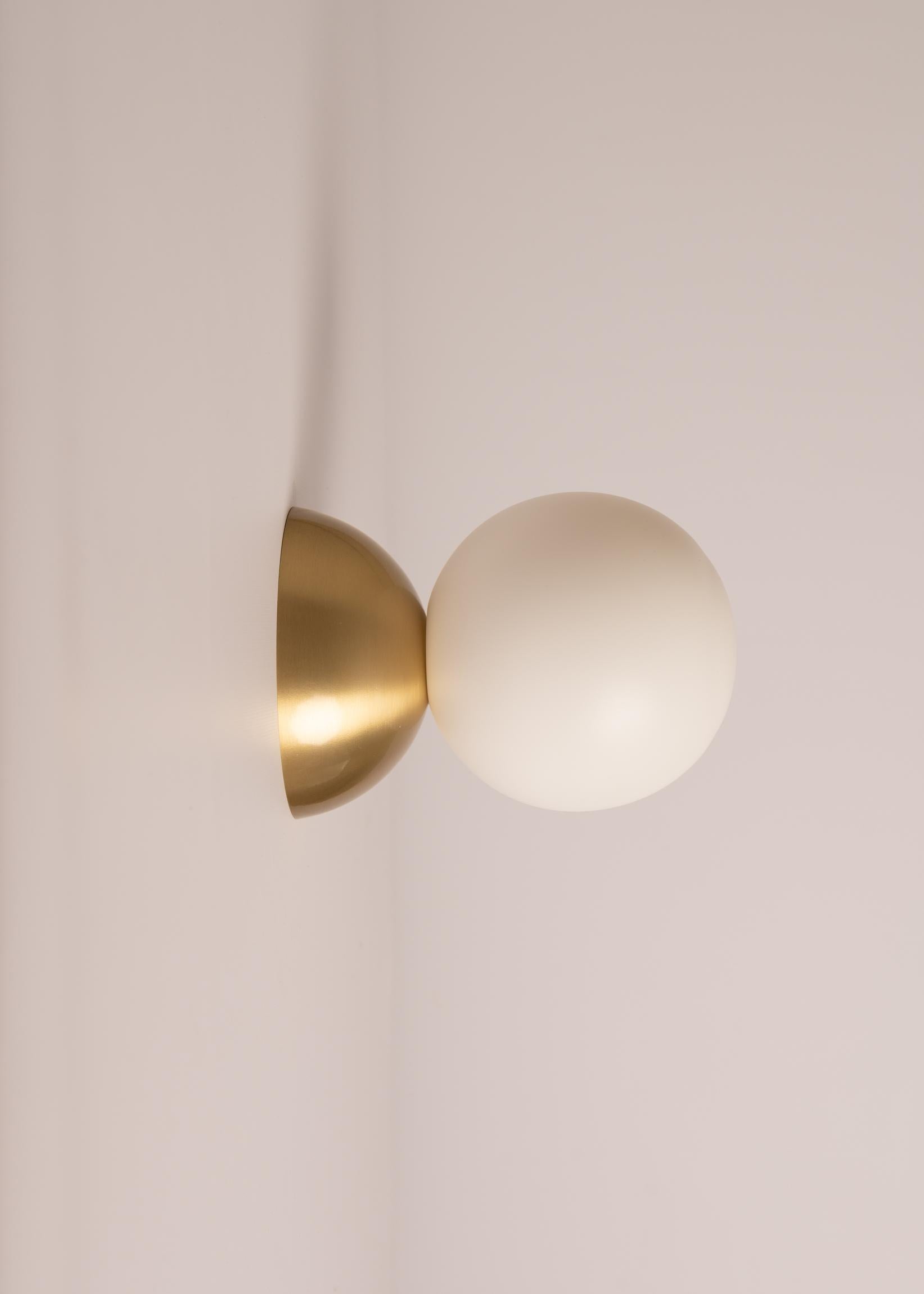 Other Eklipso Brass Wall Sconce by Simone & Marcel For Sale