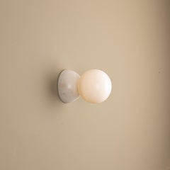 Eklipso White Alabaster Wall Sconce by Simone & Marcel