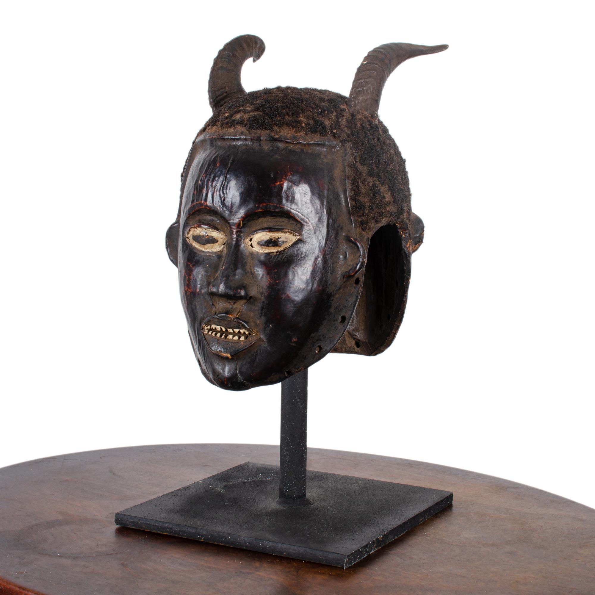 Ekoi, Ejagham Janiform-Kopfkreuz, Nigeria (Stammeskunst) im Angebot