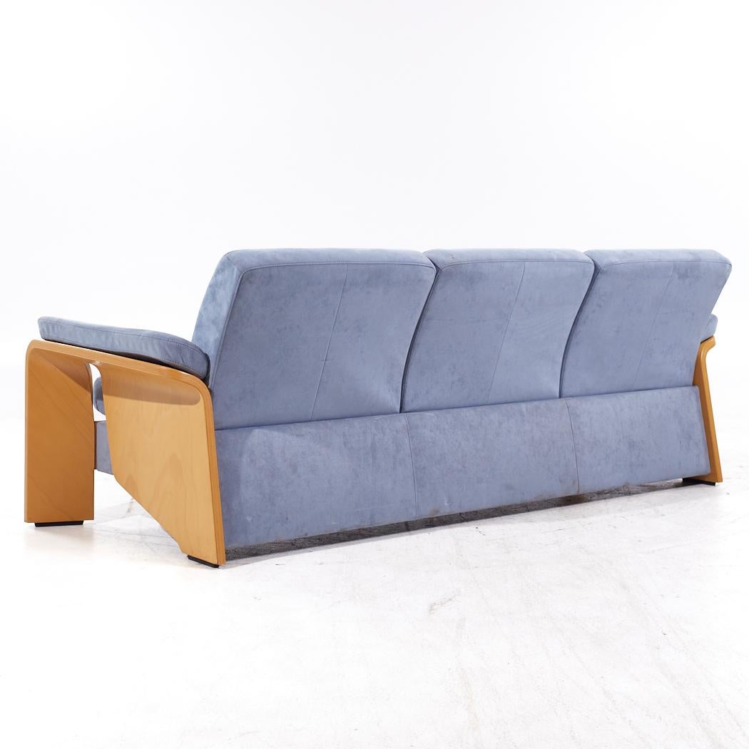 Ekornes Mid Century Stressless Sofa For Sale 1