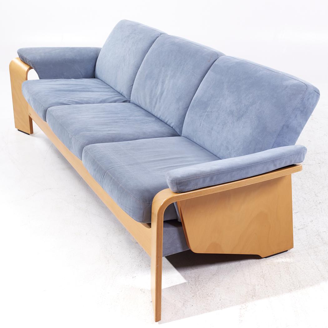 Ekornes Mid Century Stressless Sofa For Sale 2