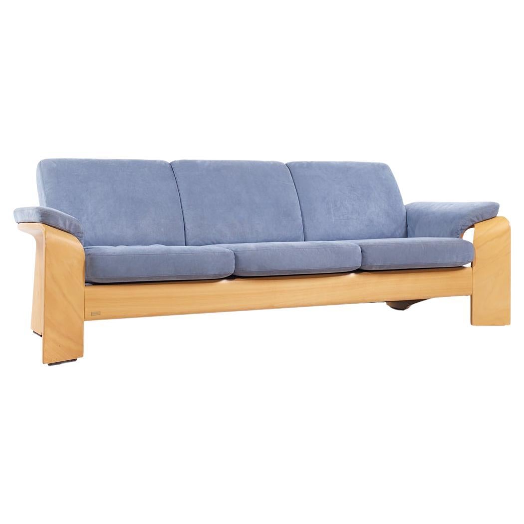 Ekornes Mid Century Stressless Sofa For Sale
