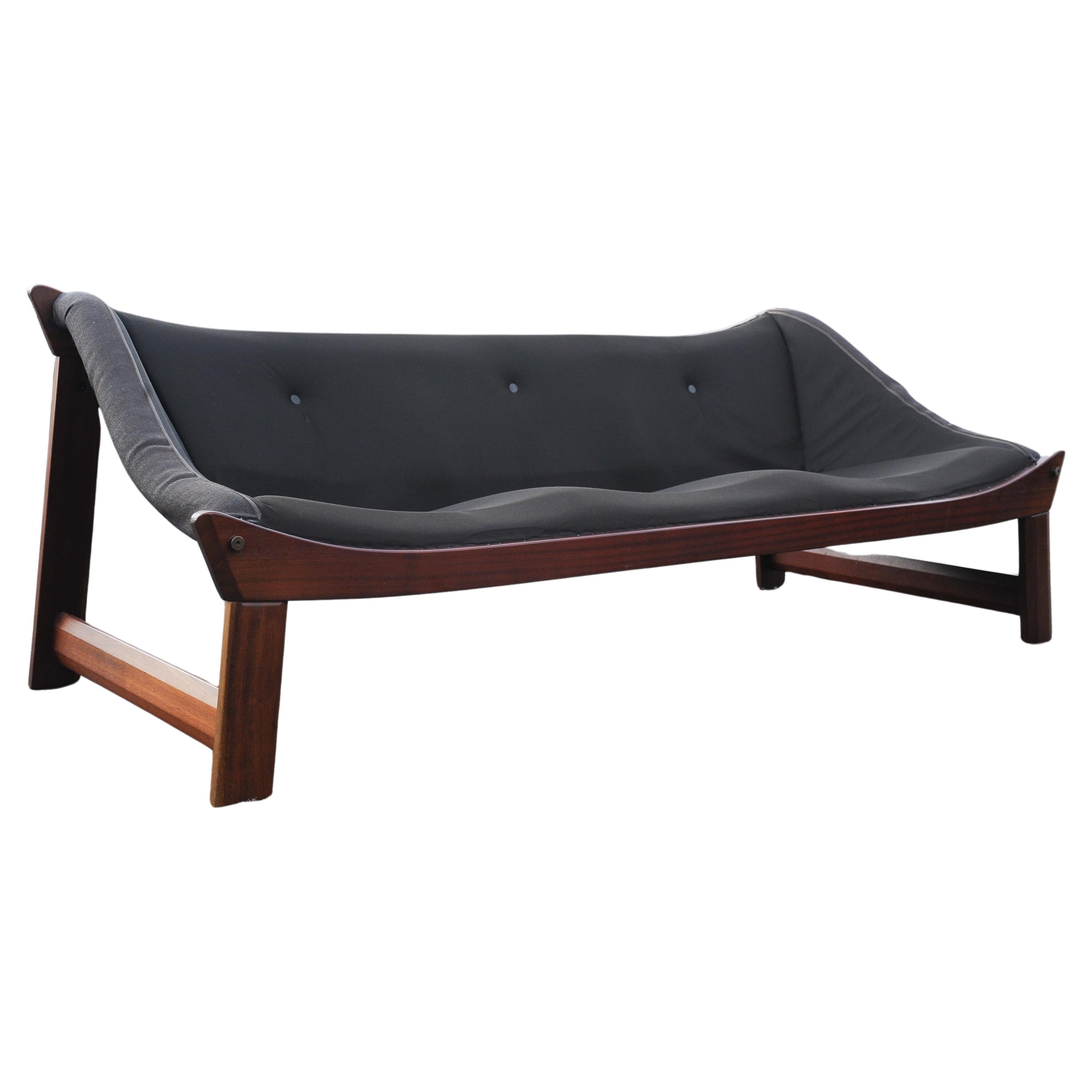 Ekornes Prototype Three Seater Sofa Suite & Two Armchairs Made in Norway 1970's For Sale 2