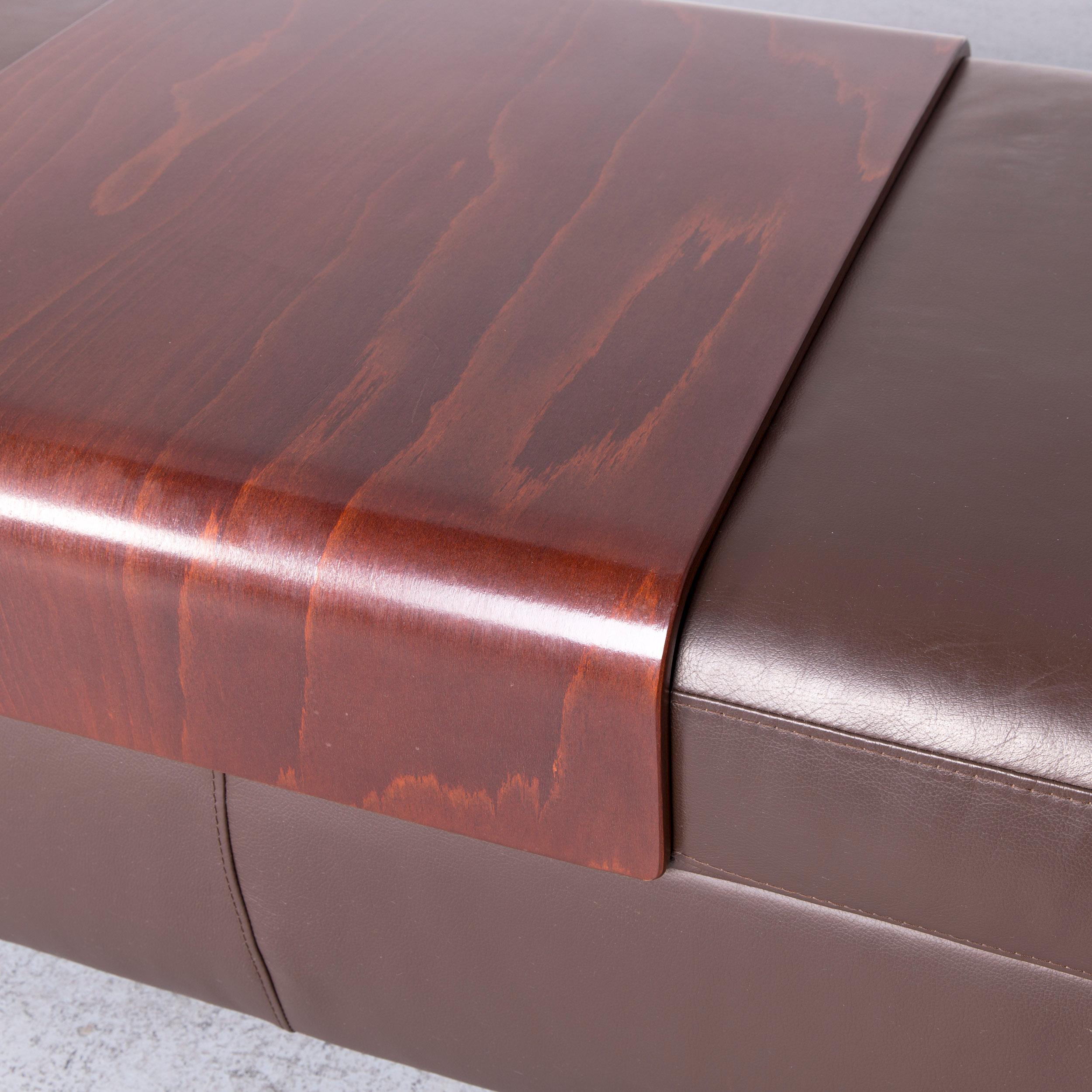 Ekornes Stressless Arion Designer Footstool Brown Leather 2