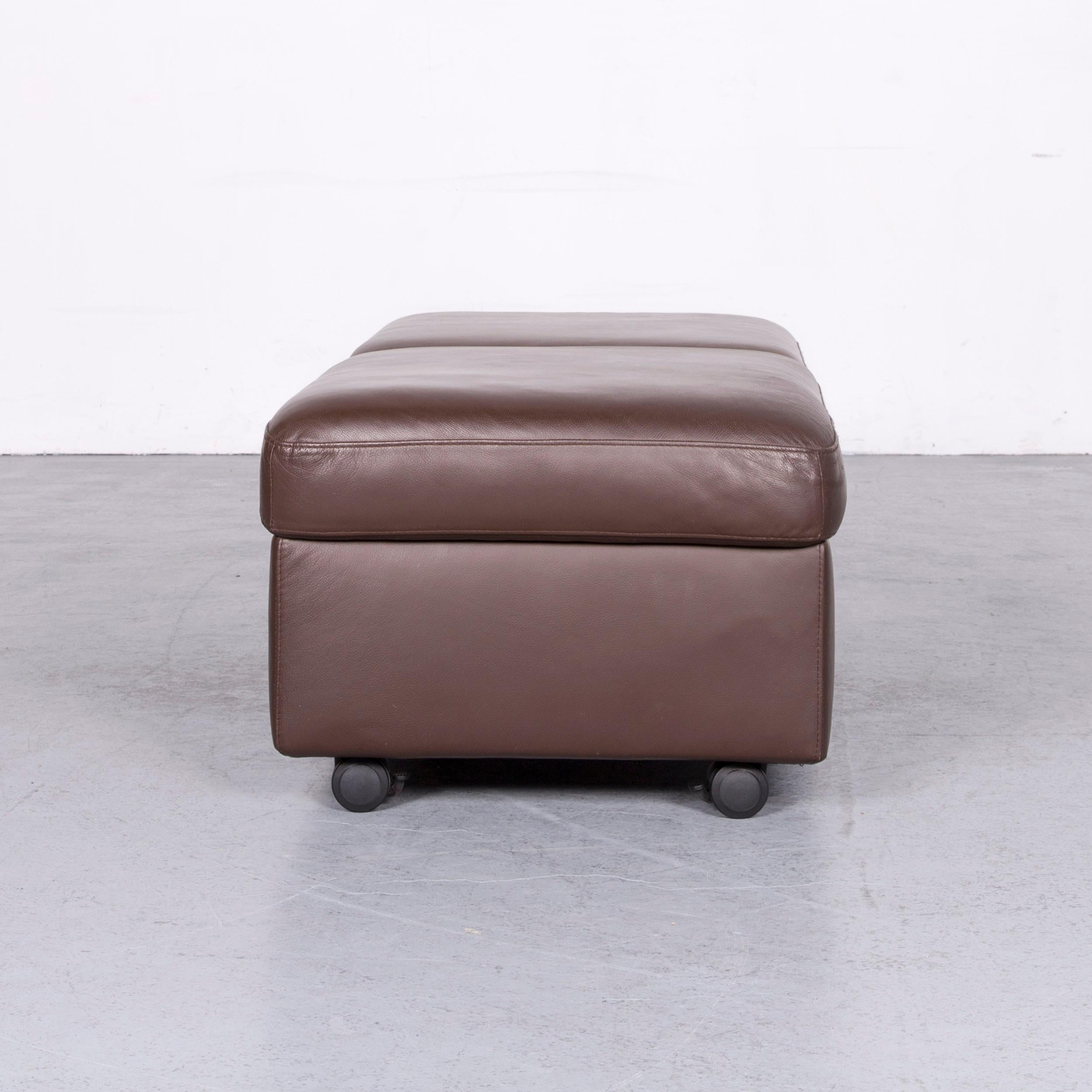 Ekornes Stressless Arion Designer Footstool Brown Leather 3