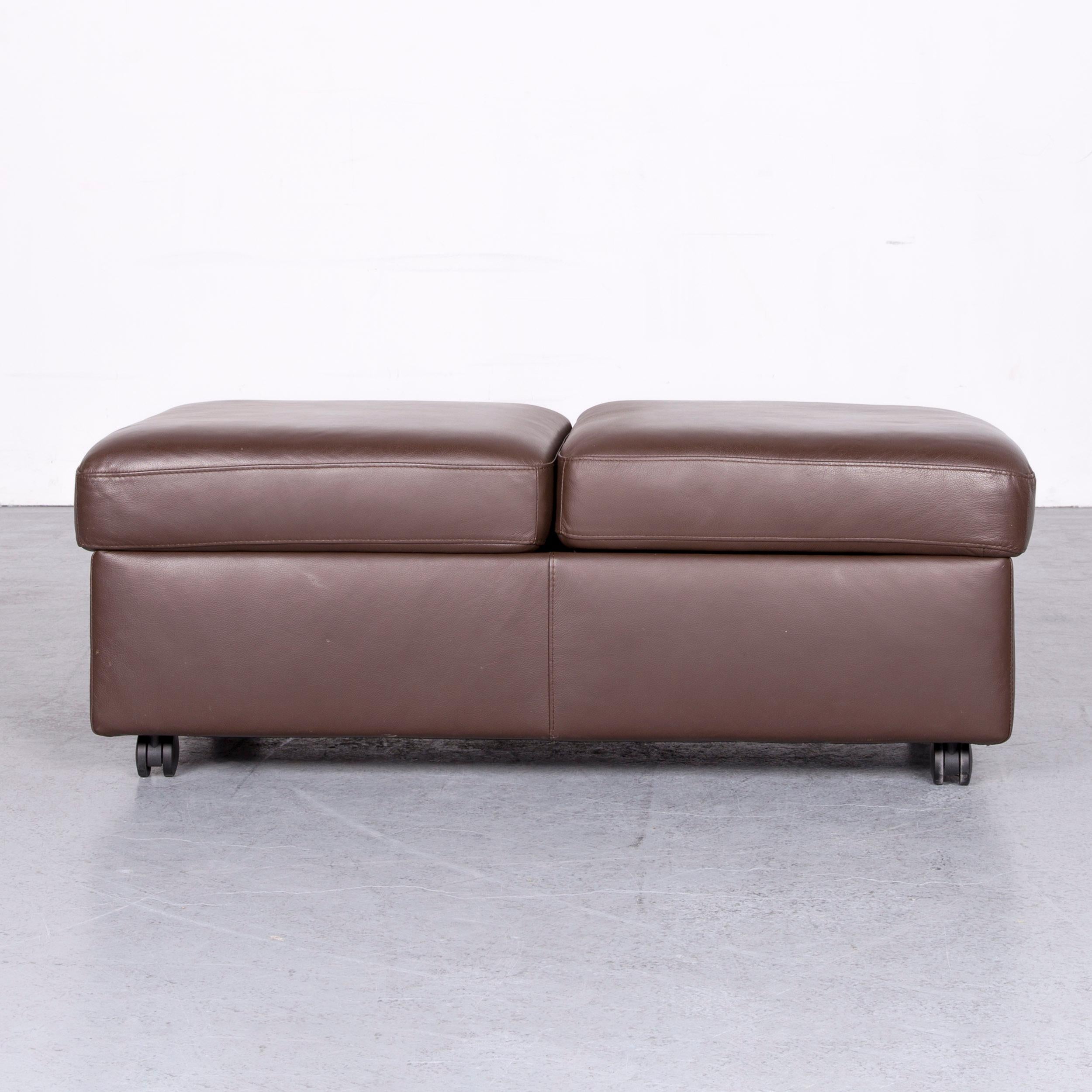 Ekornes Stressless Arion Designer Footstool Brown Leather 4