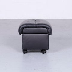 Ekornes Stressless Buckingham Designer Footstool Black Leather