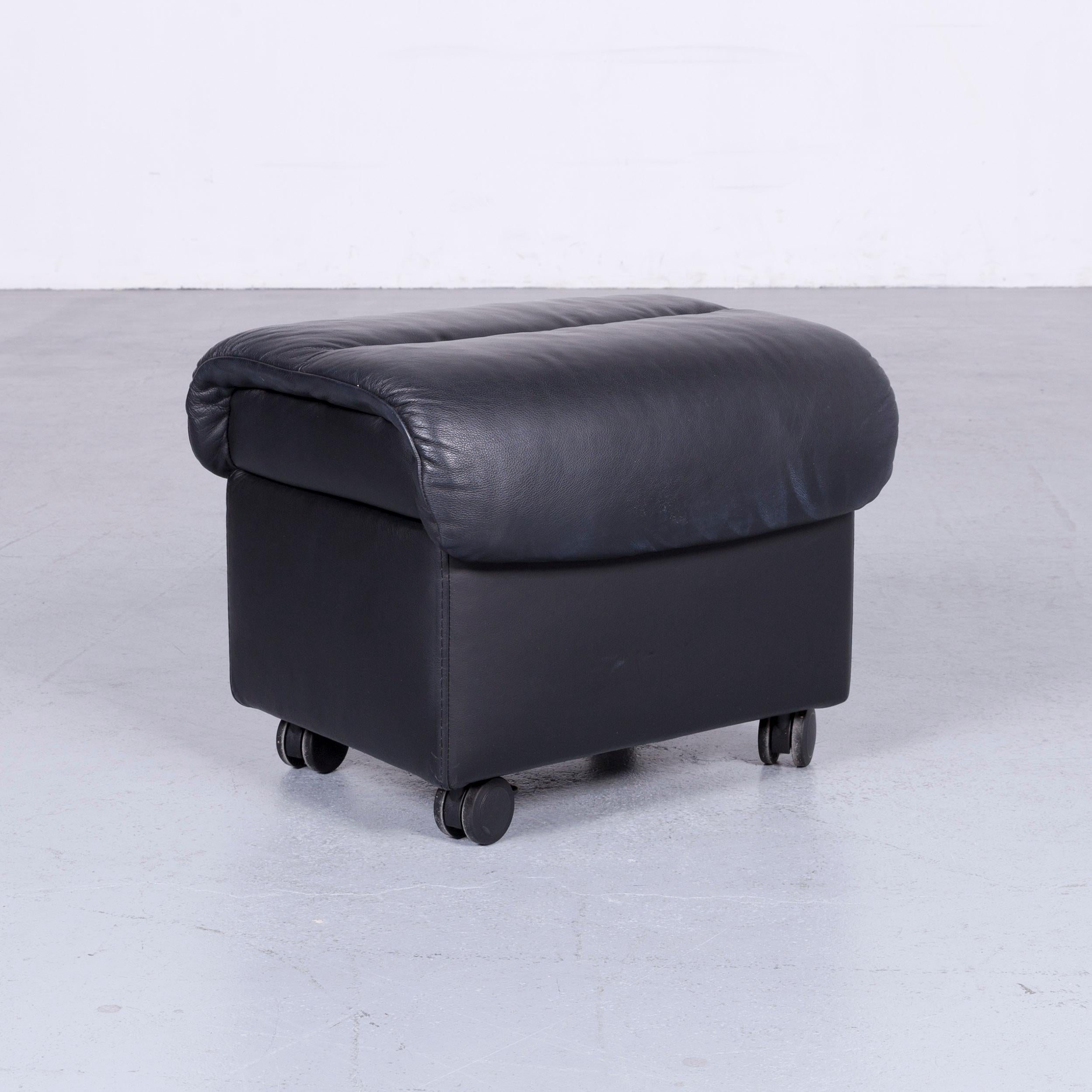 Ekornes Stressless Buckingham Leather Sofa Set Black Recliner 7
