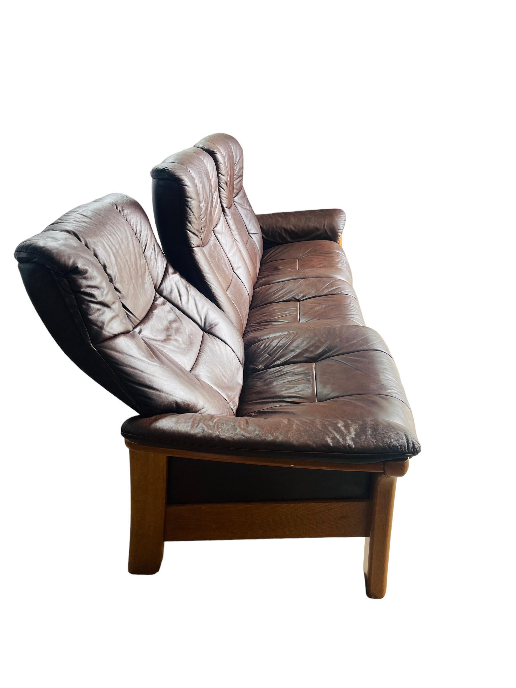 Ekornes Stressless Leather Sofa  2