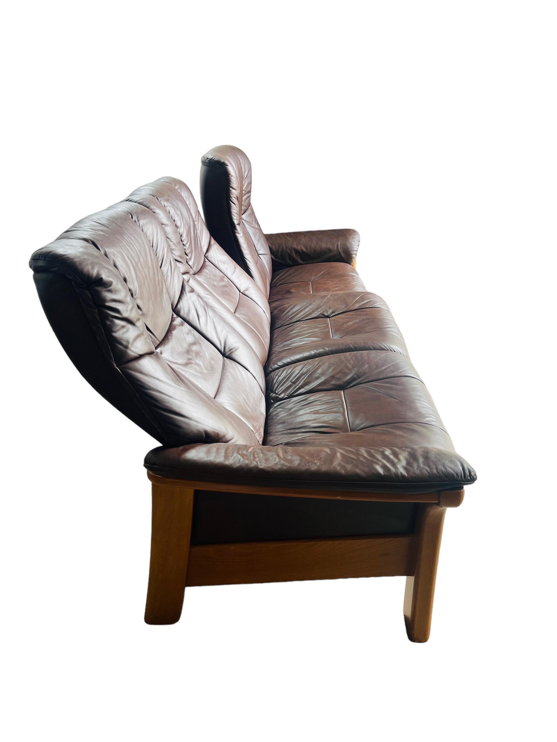 Ekornes Stressless Leather Sofa  3
