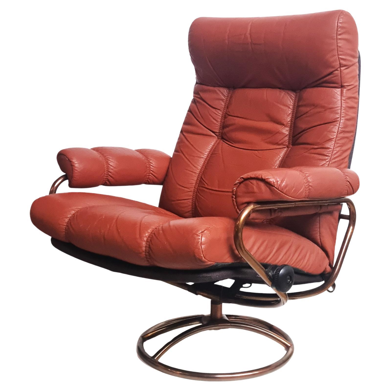 Ekornes Stressless Lounge Chair, 1970s