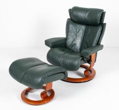 Ekornes Stressless Magic Lounge Chair & Ottoman