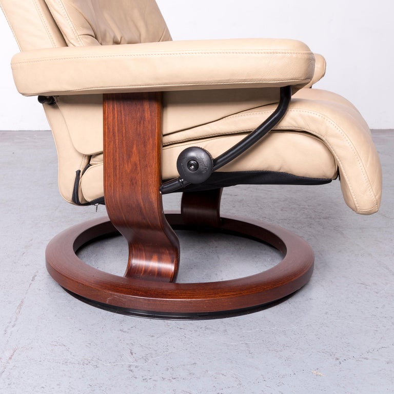 Ekornes Stressless Memphis L Armchair Set Beige Leather ...