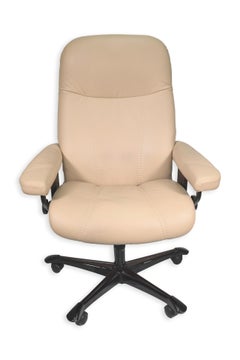 Ekornes Stressless Paloma Leather High-Back Reclining Home Office Chair