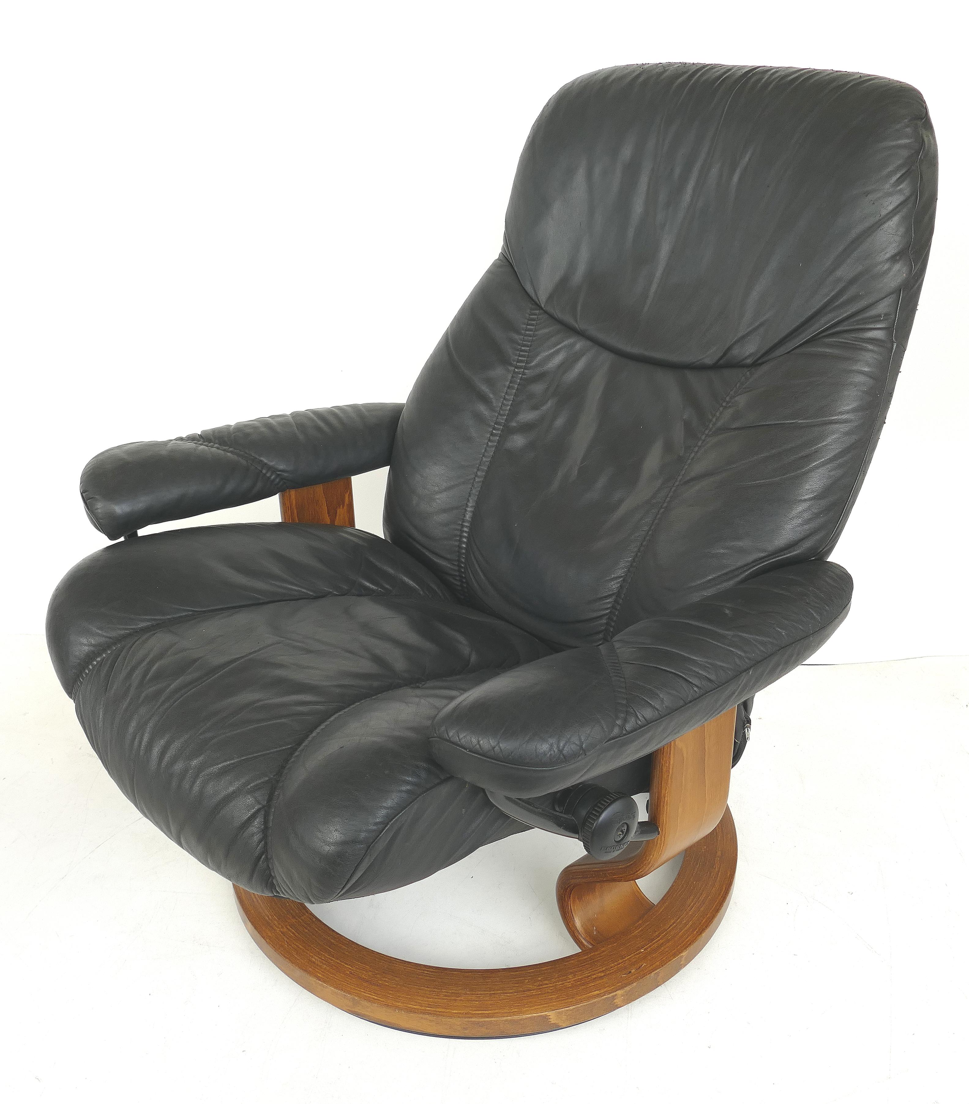 norwegian chair and ottoman