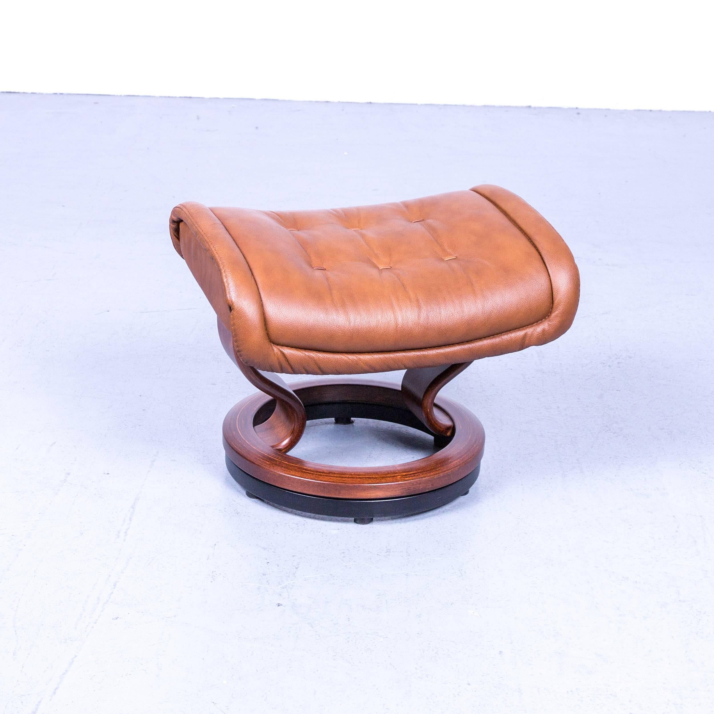 Ekornes Stressless Ensemble fauteuil et pouf Royal Fauteuil de relaxation en cuir brun 1