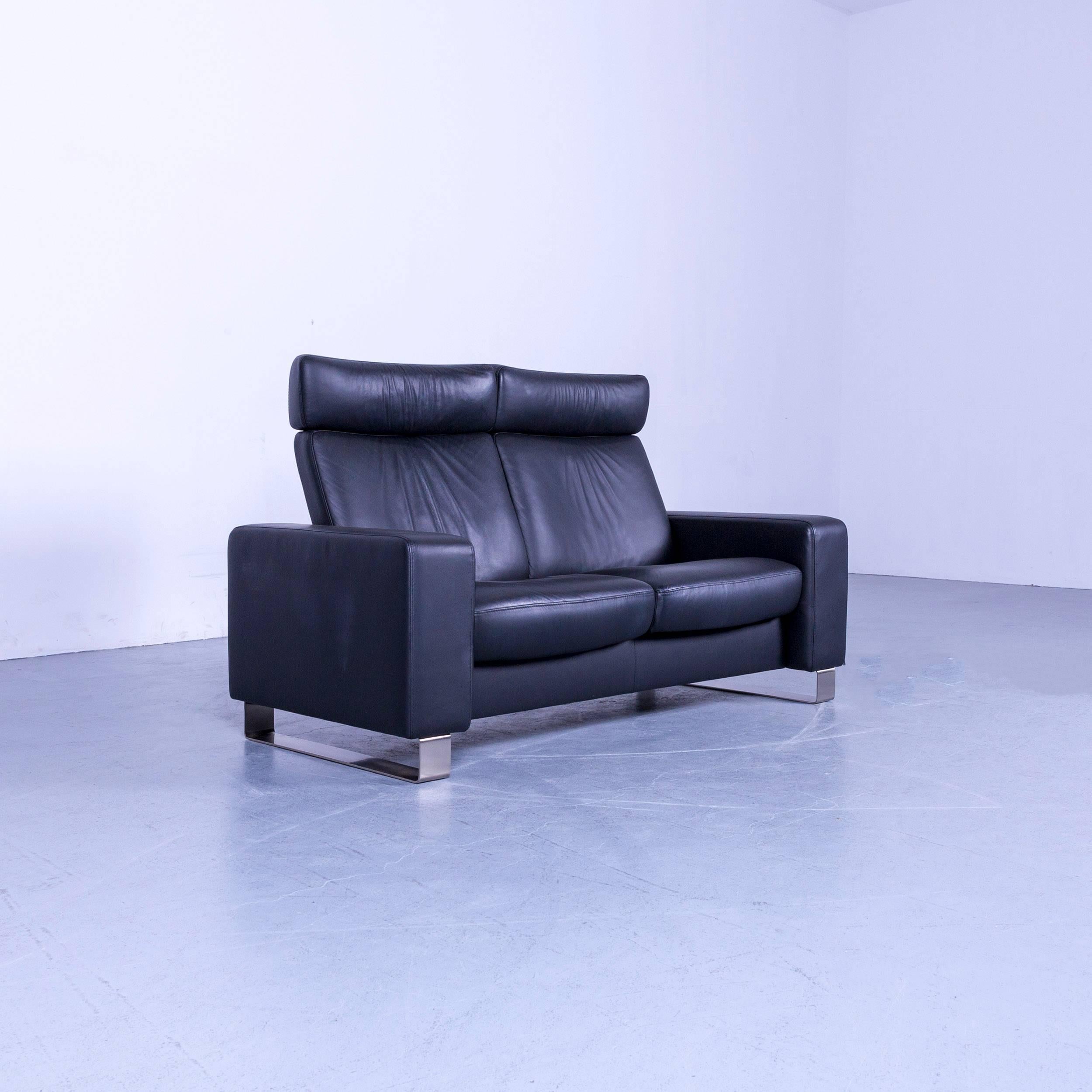 Norvégien Ekornes Stressless Space Canapé en cuir noir inclinable