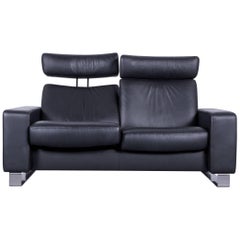 Ekornes Stressless Space Canapé en cuir noir inclinable