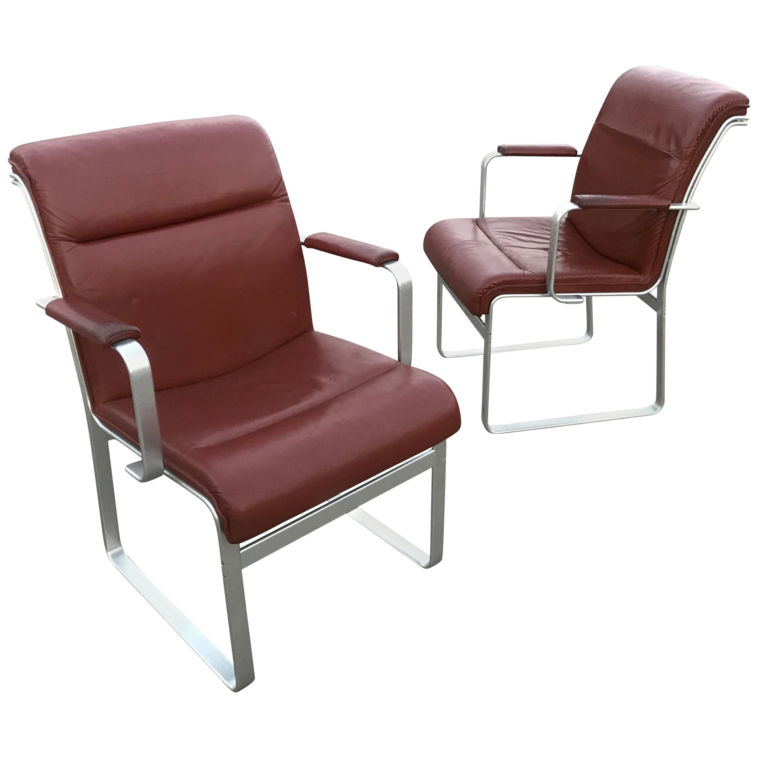 Ekselius Karl Erik Armchairs Swedish Midcentury Design For Sale