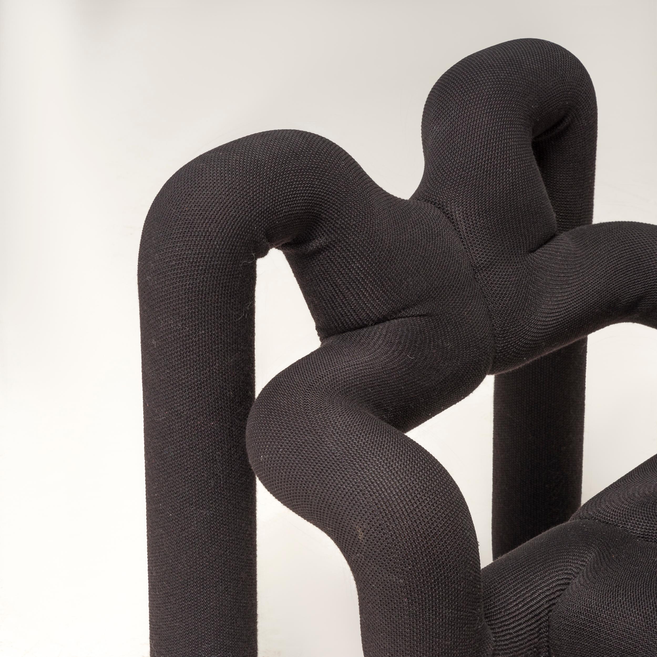 Ekstrem Black Lounge Chair by Terje Ekstrøm 3
