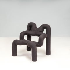 Ekstrem Black Lounge Chair by Terje Ekstrøm