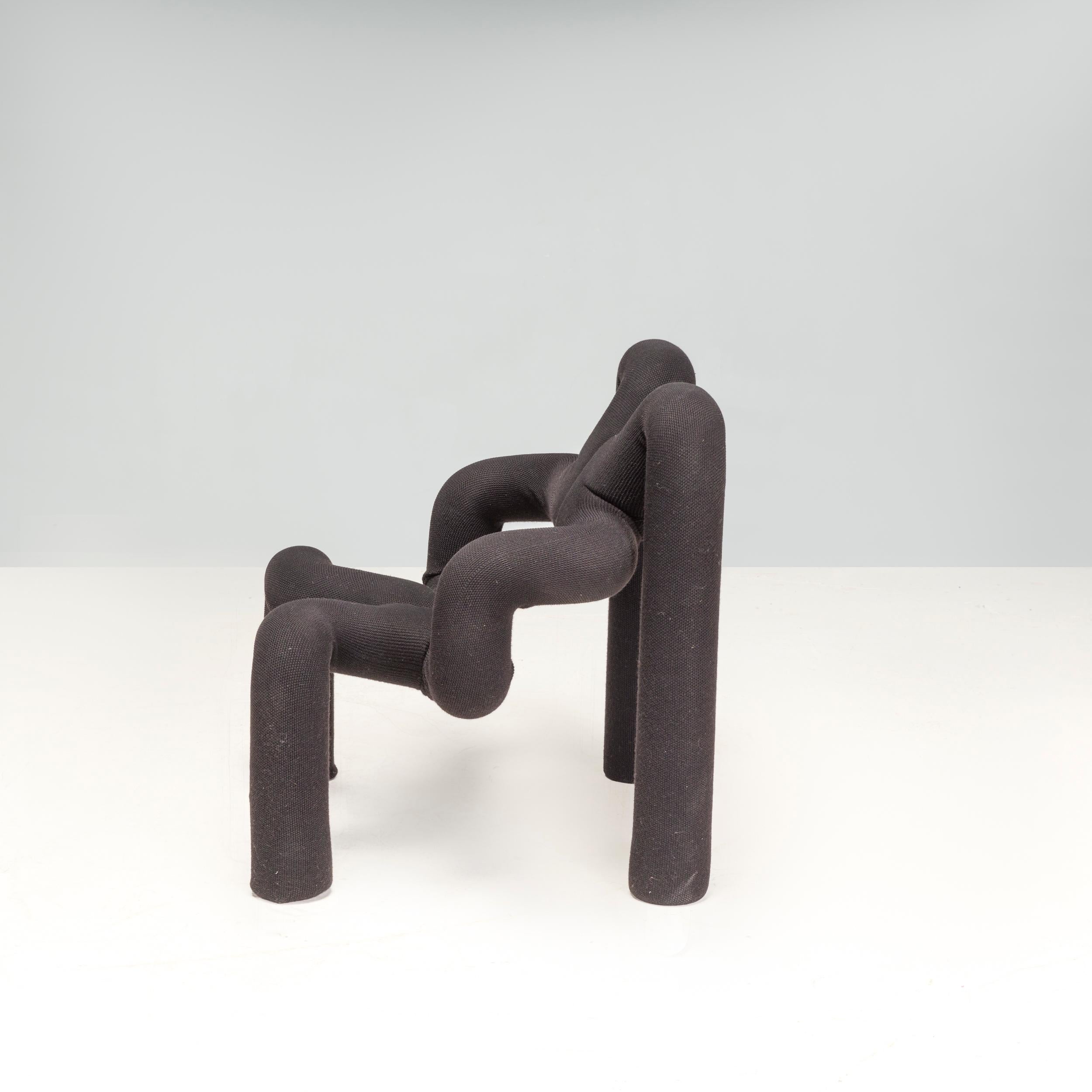 Norwegian Ekstrem Black Lounge Chair by Terje Ekstrøm