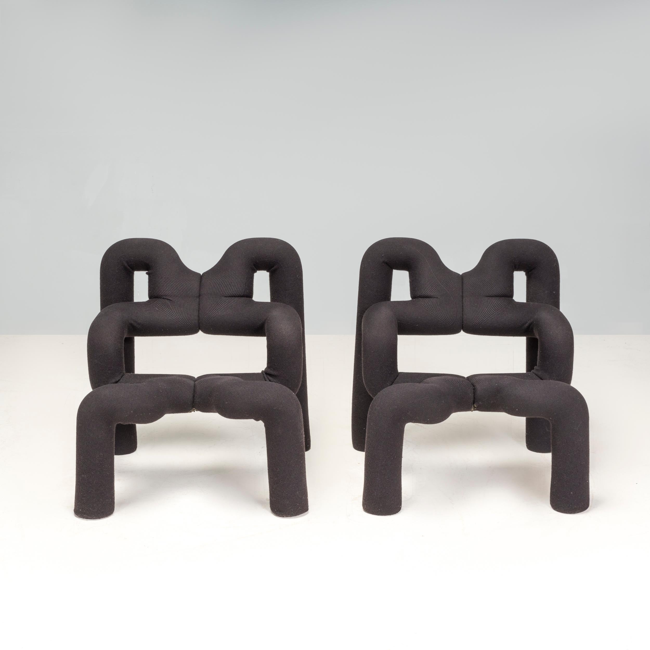 Ekstrem Black Lounge Chair by Terje Ekstrøm In Good Condition In Basildon, London