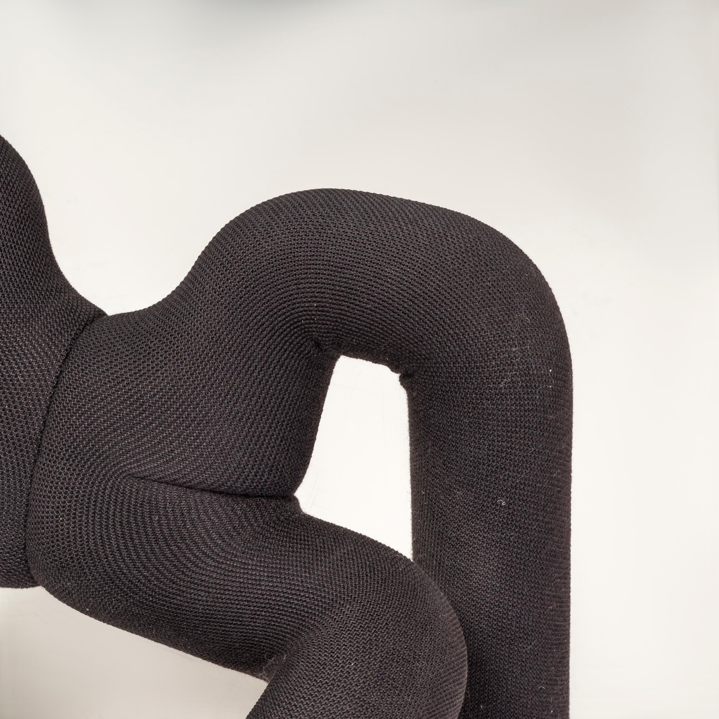 Ekstrem Black Lounge Chair by Terje Ekstrøm 2