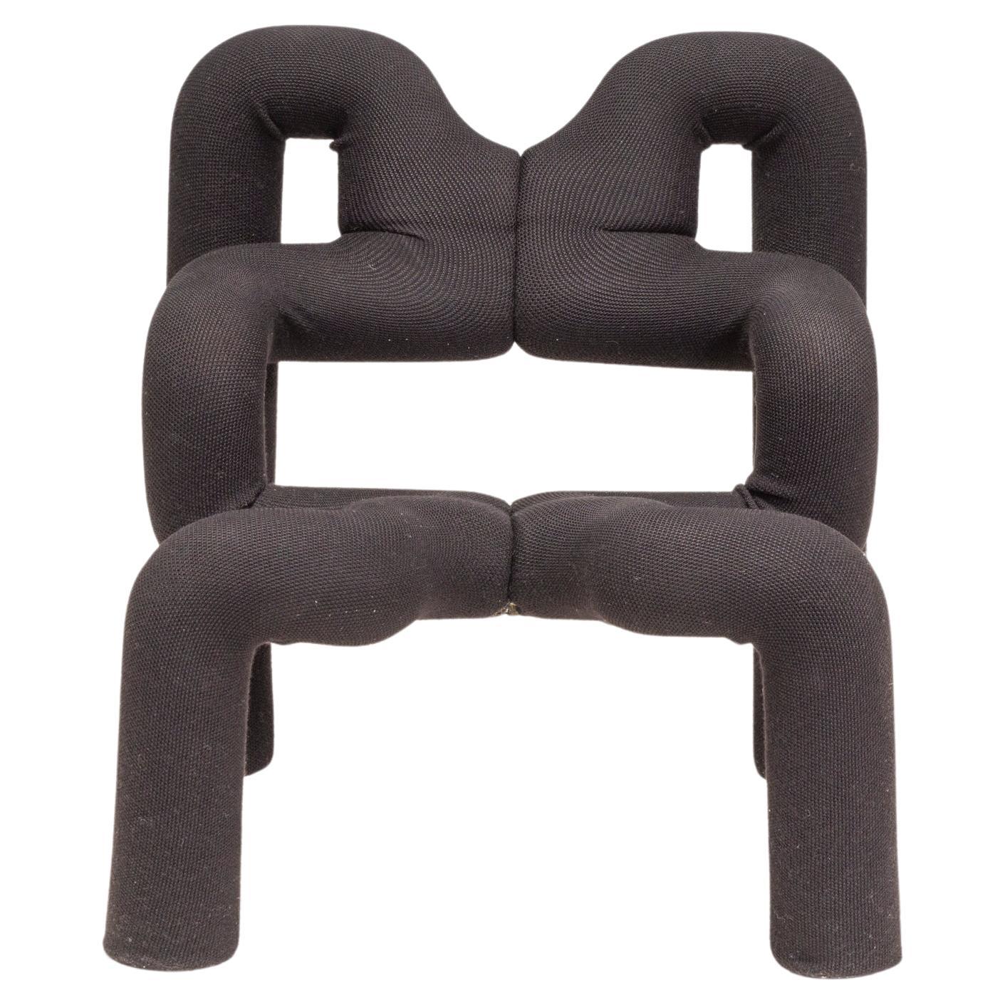 Ekstrem Black Lounge Chair by Terje Ekstrøm