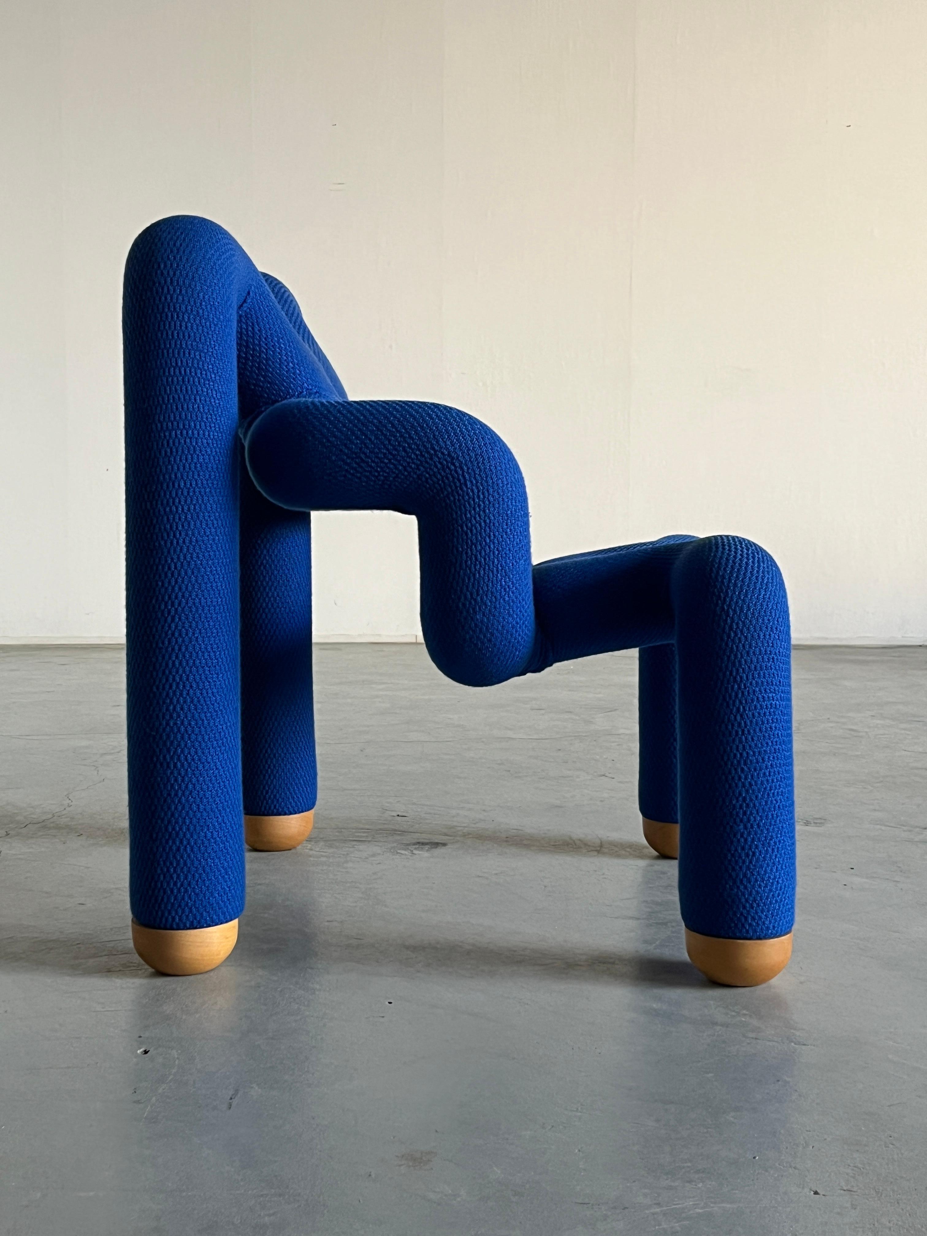 Acier Chaise longue Ekstrem par Terje Ekstrøm pour Varier Stokke, Postmoderne, 1984 Noway