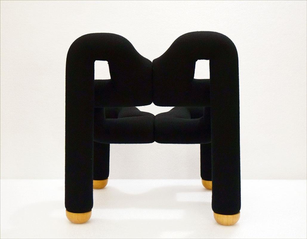 Late 20th Century Ekstrem Sculptural Chair by Terje Ekstrom for Stokke, 1980s