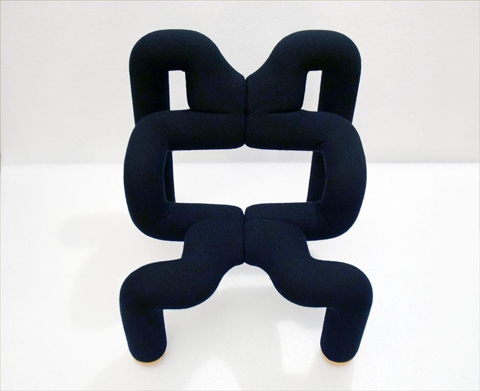 Fabric Ekstrem Sculptural Chair by Terje Ekstrom for Stokke, 1980s