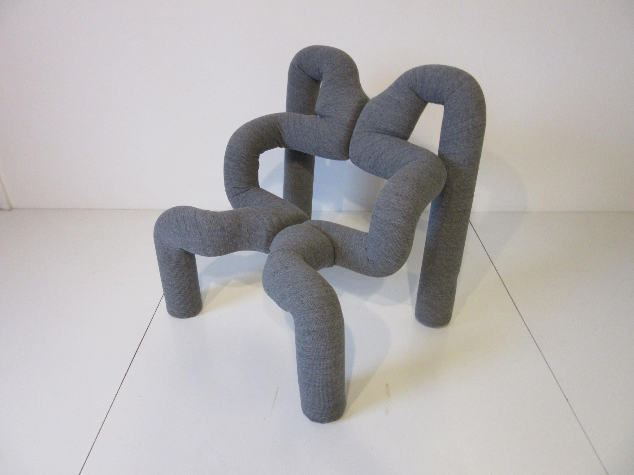 Norwegian Ekstrem Sculptural Chair by Terje Ekstrom Made in Norway