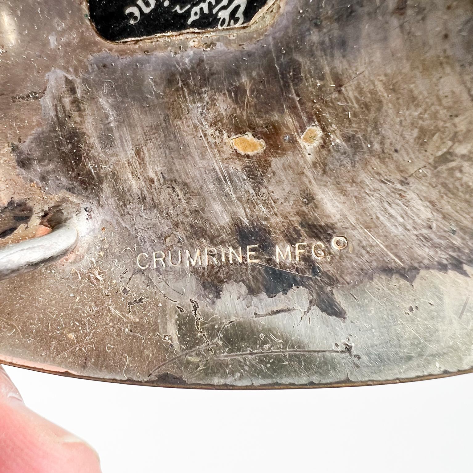 Metal El Arturo Crumrine Vintage Belt Buckle D Western Yellowstone Ranch Style