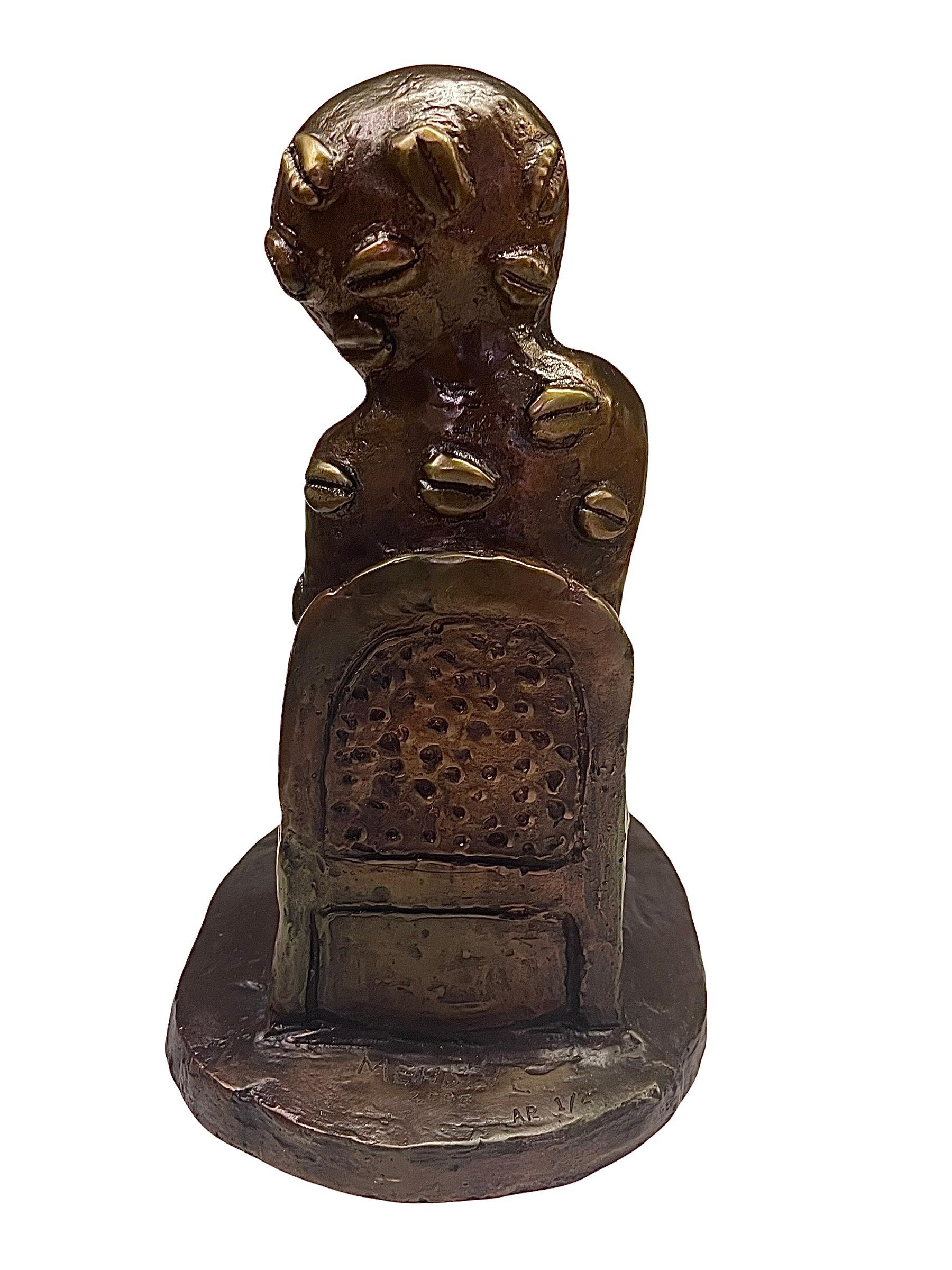 El Asombro (2009) - Sculpture contemporaine en bronze de Manuel Mendive en vente 4