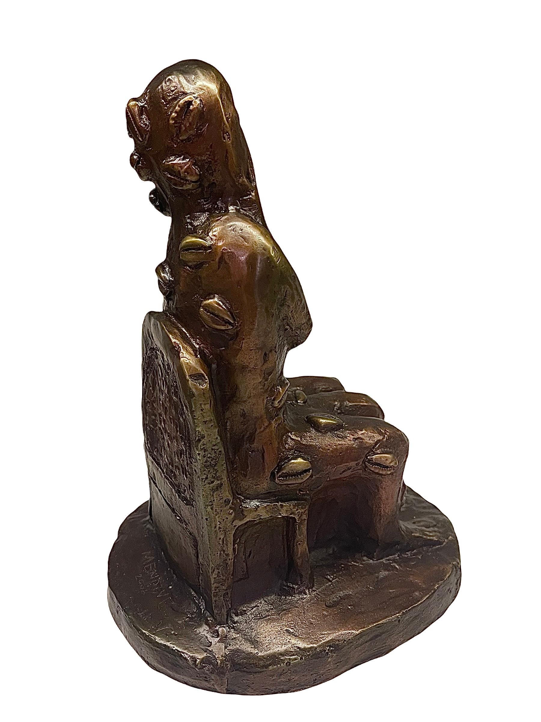 El Asombro (2009) - Sculpture contemporaine en bronze de Manuel Mendive en vente 5