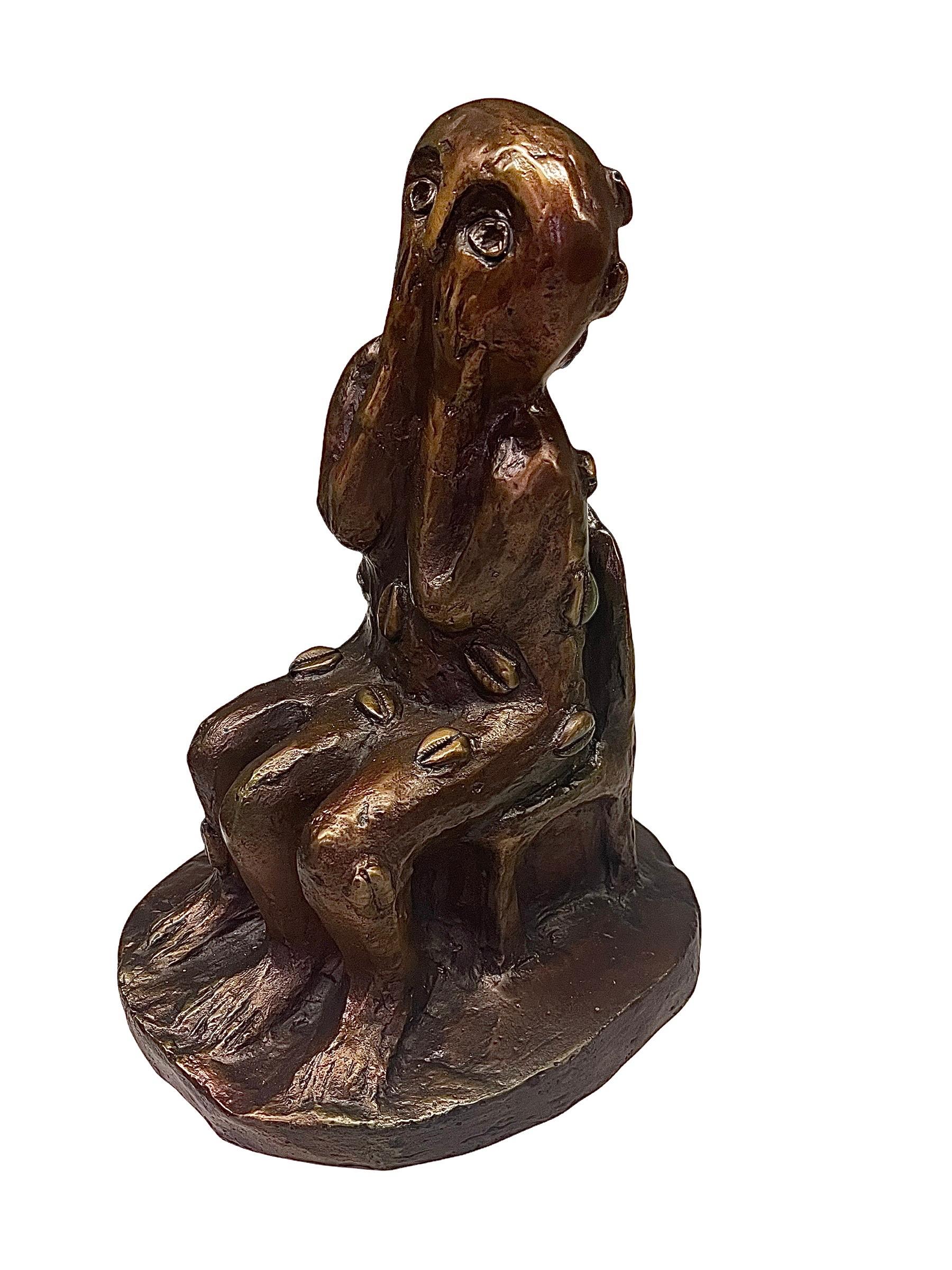El Asombro (2009) - Sculpture contemporaine en bronze de Manuel Mendive en vente 3