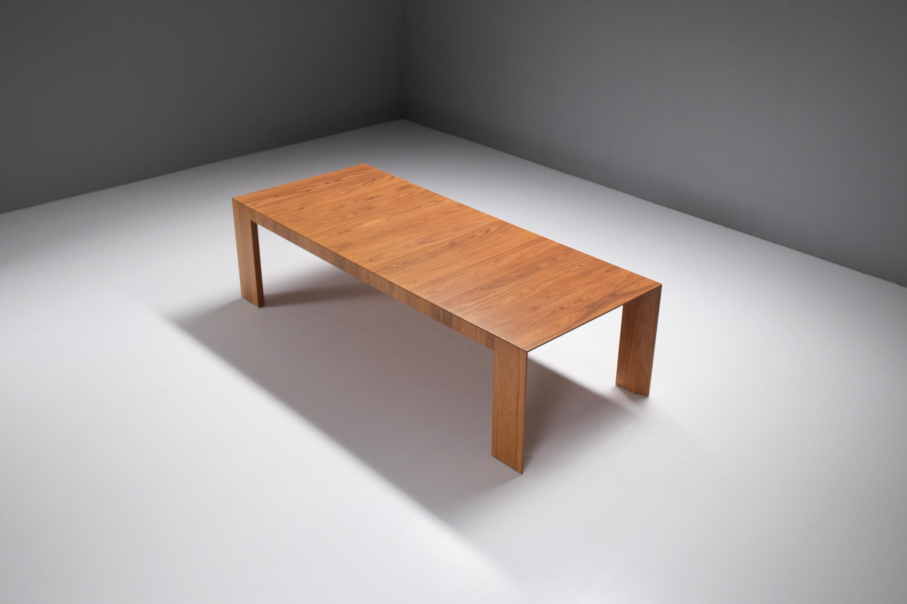 Mid-Century Modern El Dom 370 dining table XL Santos Rosewood by Hannes Wettstein for CASSINA Italy For Sale