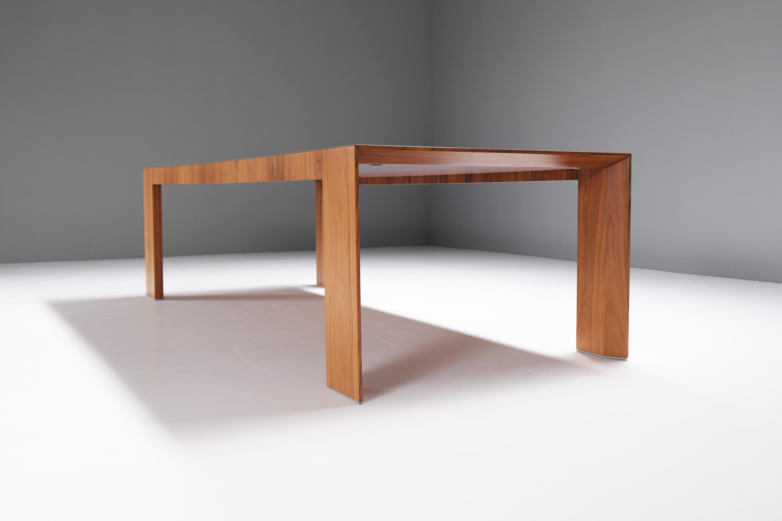 Italian El Dom 370 dining table XL Santos Rosewood by Hannes Wettstein for CASSINA Italy For Sale
