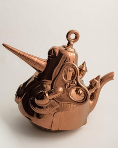 Modern Italian Ceramic Sculpture by El Gato Chimney for Superego Editions