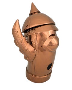 Modern Italian Ceramic Sculpture El Gato Chimney for Superego Editions