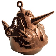 Modern Italian Ceramic Sculpture by El Gato Chimney for Superego Editions