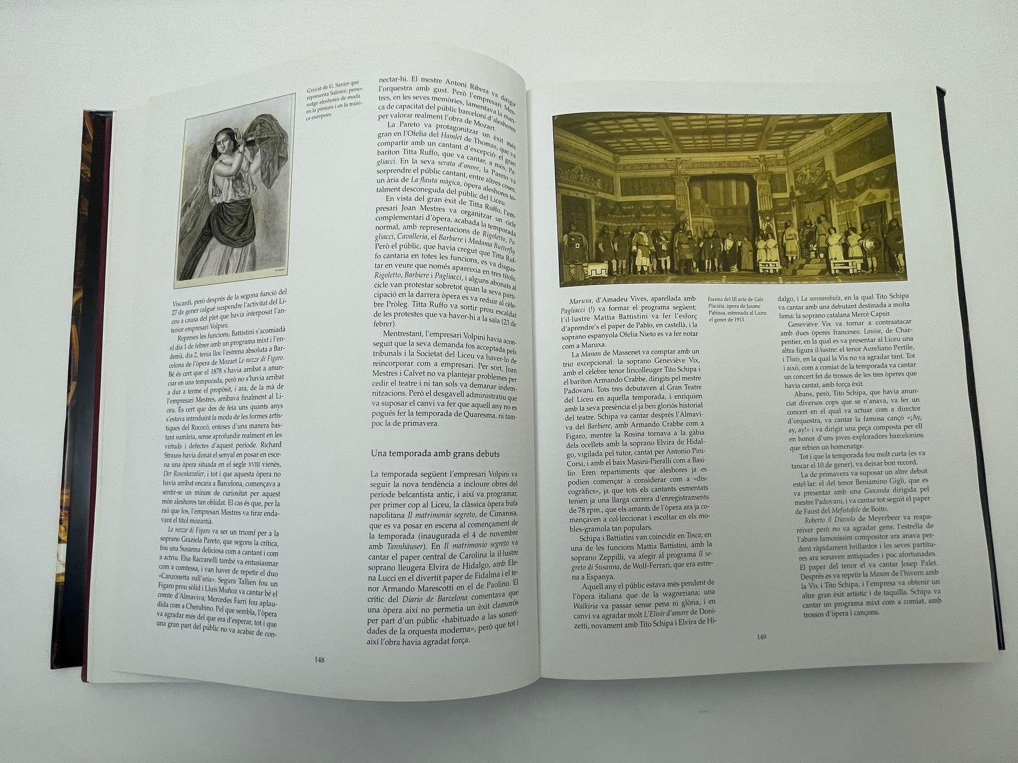 Livre à couverture rigide El gran llibre del Liceu de Roger Alier en vente 4