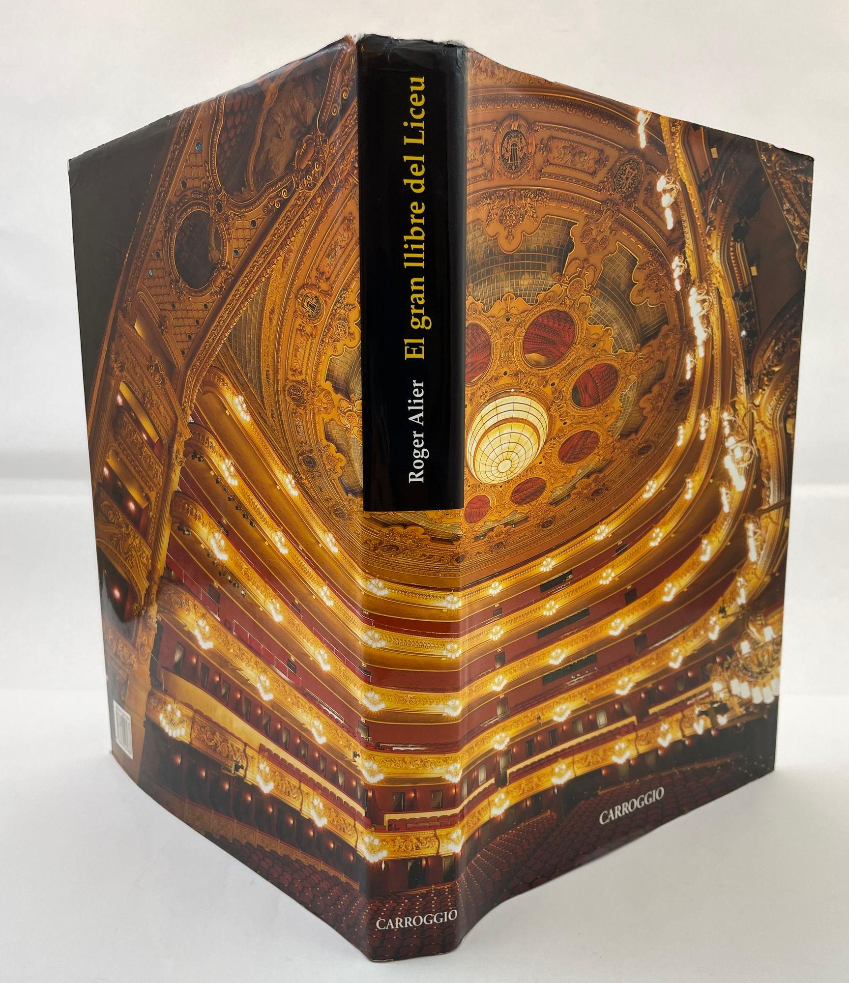 Livre à couverture rigide El gran llibre del Liceu de Roger Alier Bon état - En vente à North Hollywood, CA