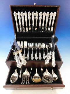 El Grandee by Towle Sterling Silver Flatware Set for 12 Service 61 Pieces