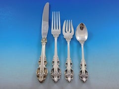 El Greco von Reed and Barton, 52-teiliges Besteckset aus Sterlingsilber für 12 Personen