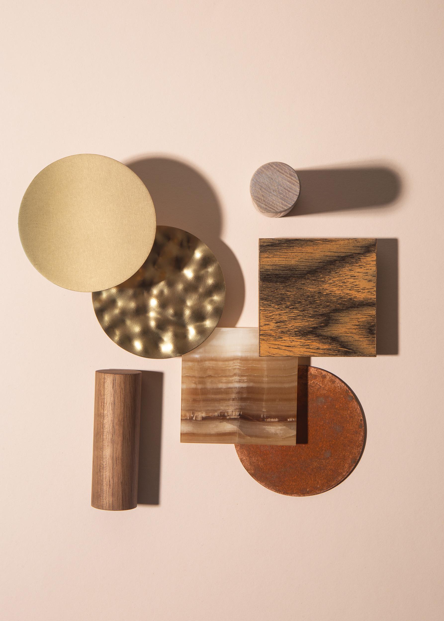 EL Lamp large pendant CS2 Sculptural minimalist designed by NOOM in Copper For Sale 6