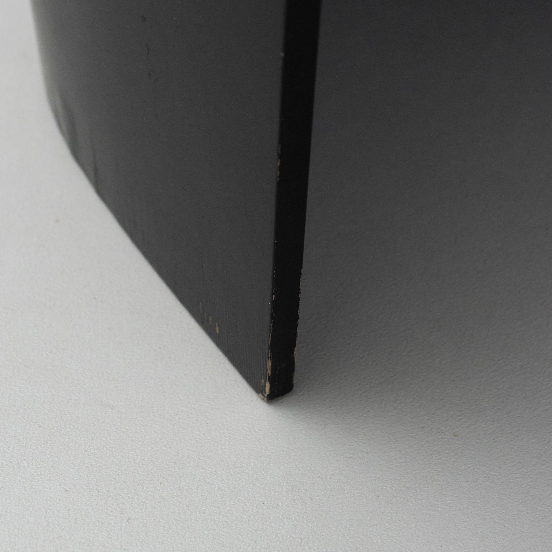 El Lissitzky D61 Black and Blue Chair Bauhaus Style for Tecta, circa 1970 7