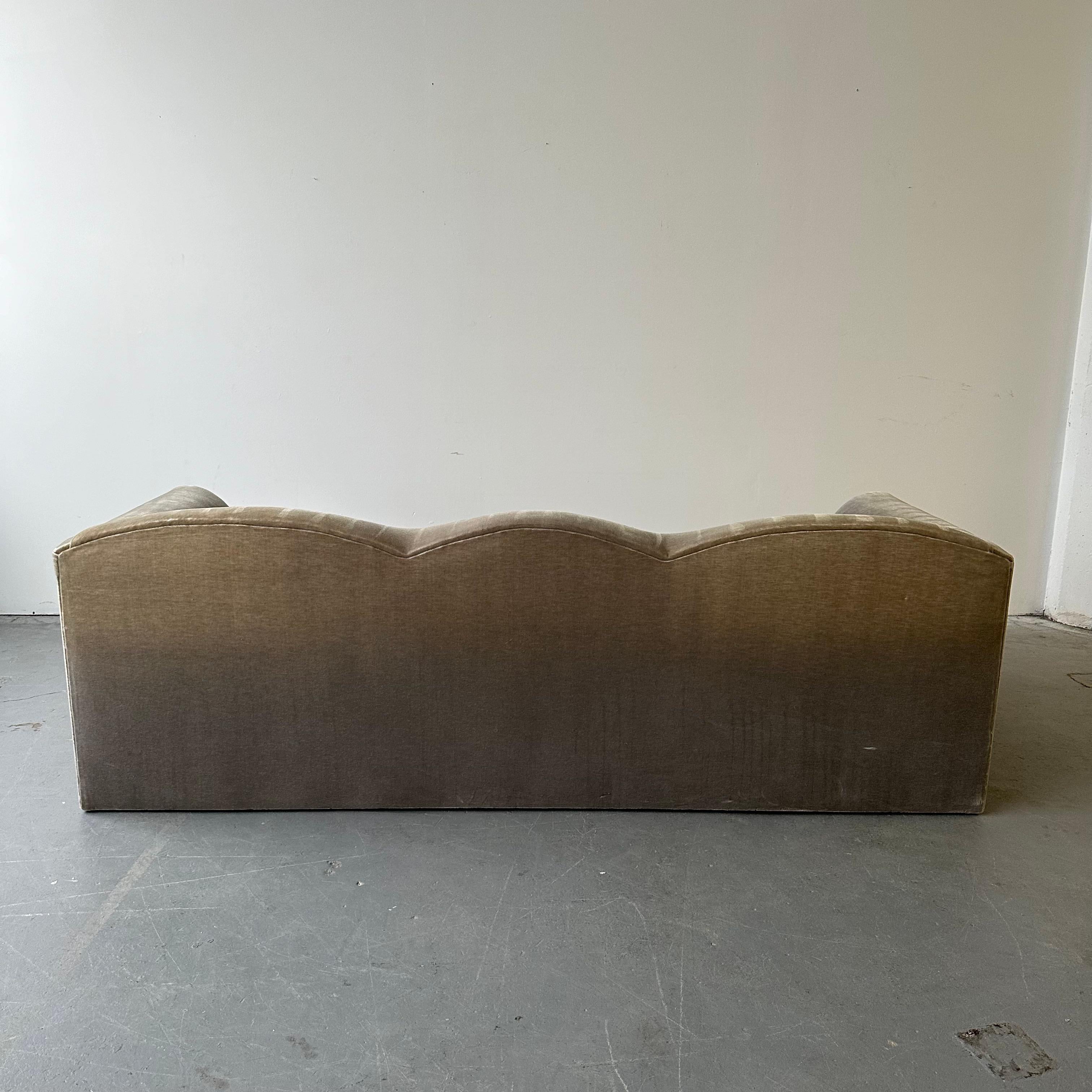 Mohair El Morocco Sofa by Stanley Jay Friedman